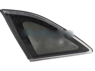 Acura 73550-STX-A02 Rear Quarter Panel Side Window Glass Left