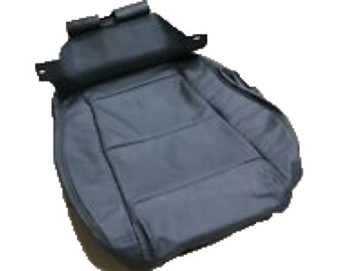 Acura 81131-S3M-A71ZA Right Front Seat Cushion Trim Cover (Graphite Black) (Leather)