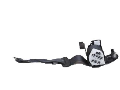 Acura 04824-STX-A00ZA Right Rear Seat Belt (Graphite Black) Outer Set