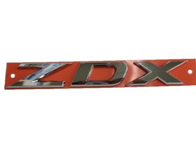 Acura 75722-SZN-A00 Rear Emblem (Zdx)