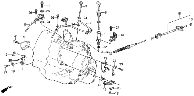 1989 Acura Legend Pipe, Oil Hose (A) Diagram for 25910-PL5-N00