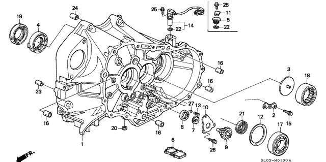 1993 Acura NSX Oil Seal (32X46X7) Diagram for 91216-PR8-005
