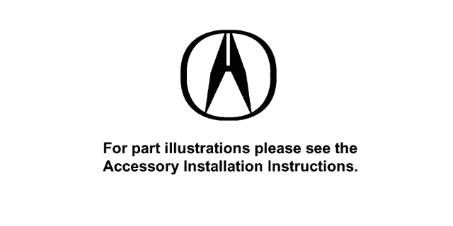1990 Acura Integra Accessories - Interior Diagram