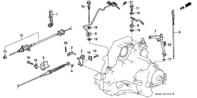 1992 Acura Integra Pipe A, Oil Hose Diagram for 25920-PR0-020