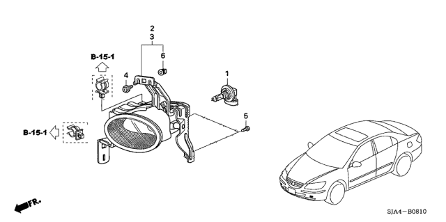 2006 Acura RL Special Tapping (5X18) Diagram for 90103-SFY-000
