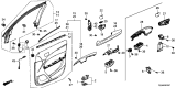 Diagram for 2020 Acura MDX Door Trim Panel - 83551-TYR-A42ZD