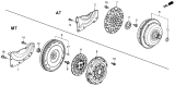 Diagram for 1990 Acura Integra Flywheel - 26251-PR3-000