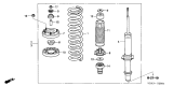 Diagram for 2008 Acura TSX Shock Absorber - 51605-SEC-A04