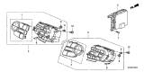 Diagram for 2011 Acura RDX A/C Switch - 79630-STK-A43ZA