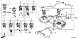 Diagram for Acura Fuel Filter - 17048-TGV-A01