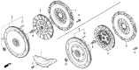 Diagram for Acura Legend Flywheel - 22100-PY3-006