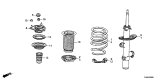 Diagram for Acura Coil Spring Insulator - 51403-TBA-A02