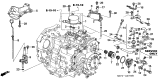 Diagram for 2005 Acura TL Automatic Transmission Filter - 25450-RAY-003