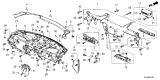 Diagram for 2022 Acura MDX Instrument Panel - 77100-TYA-A04