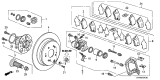 Diagram for Acura RDX Wheel Stud - 90113-SJK-901
