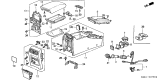 Diagram for Acura CL Center Console Base - 83401-S0K-A01ZC