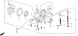 Diagram for 1988 Acura Integra Oil Pump - 15110-PG6-030