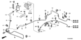 Diagram for Acura Power Steering Hose - 53731-SEA-E00