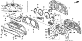 Diagram for Acura NSX Speedometer - 78110-SL0-A21