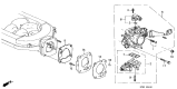 Diagram for Acura Throttle Body Gasket - 16176-P8A-A01