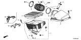 Diagram for Acura RLX Air Filter Box - 17201-R9P-A01