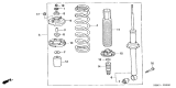 Diagram for 2001 Acura CL Control Arm Bushing - 52622-S84-A01