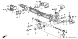 Diagram for Acura Rack & Pinion Bushing - 53685-SL0-A00