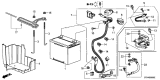 Diagram for Acura Battery Tray - 31521-STX-A01
