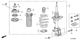 Diagram for Acura Shock Absorber - 51606-STX-A05