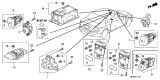 Diagram for Acura TL Hazard Warning Switch - 35510-SEP-A61ZA
