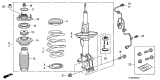 Diagram for Acura ZDX Shock Absorber - 51605-STX-A59