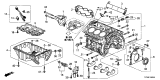 Diagram for Acura Oil Pan - 11200-5MH-A00