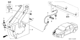 Diagram for Acura TL Washer Pump - 38512-SCV-A02