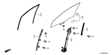 Diagram for Acura RDX Window Run - 72275-TX4-A01