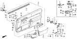 Diagram for Acura CL Door Panel - 83555-SY8-A00ZA
