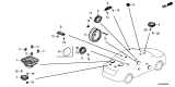 Diagram for Acura TLX Speaker - 39120-THR-A42