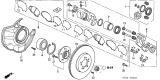 Diagram for 2001 Acura RL Brake Pad Set - 45022-TE0-A61
