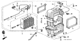 Diagram for 1999 Acura CL Evaporator - 80210-SY8-A21