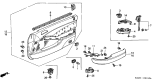 Diagram for Acura CL Arm Rest - 83534-S3M-A00ZC