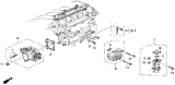 Diagram for 1996 Acura TL Throttle Body Gasket - 16176-PV0-004