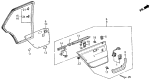 Diagram for 1988 Acura Integra Door Trim Panel - 76820-SE7-A21ZA