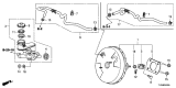 Diagram for Acura Brake Booster Vacuum Hose - 46402-TP1-A01