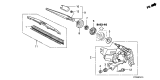 Diagram for Acura Wiper Motor - 76700-STX-A01