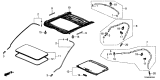 Diagram for Acura MDX Sunroof - 70200-TZ5-A12