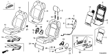 Diagram for Acura MDX Seat Cushion - 81537-TZ5-A01