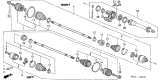 Diagram for Acura TSX Axle Shaft - 44306-SEA-N00
