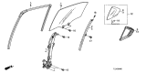 Diagram for 2010 Acura TSX Window Run - 72775-TL0-003