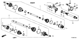 Diagram for Acura RDX CV Joint - 44310-T1V-E11