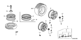 Diagram for Acura TL Wheel Cover - 44732-SEP-A00