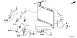 Diagram for Acura MDX Coolant Reservoir Hose - 19104-5WS-A00